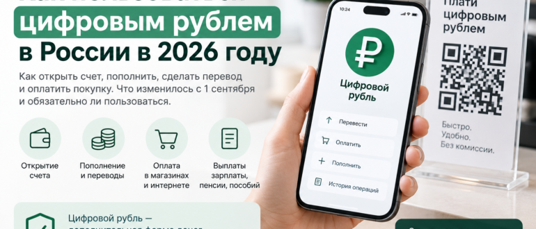 Как пользоваться цифровым рублем в России в 2026 году