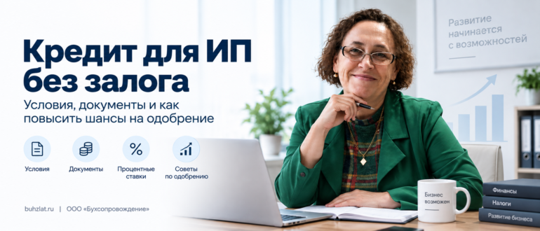 Кредит для ИП без залога в 2026 году — условия и получение