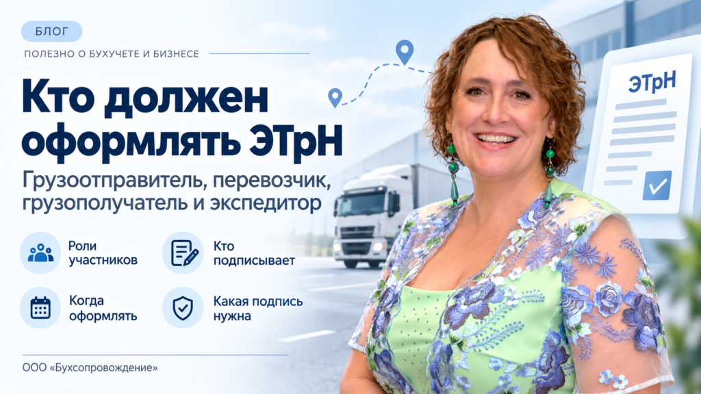 Кто должен оформлять ЭТрН в 2026 году: грузоотправитель, перевозчик или экспедитор