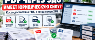 PDF через ЭДО — юридическая сила электронного документа